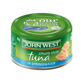 Packed oil free tuna fish