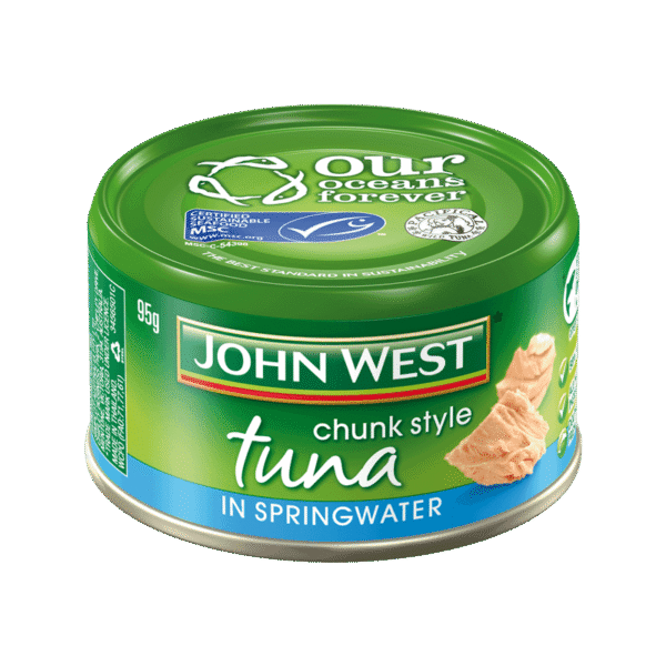 Packed oil free tuna fish