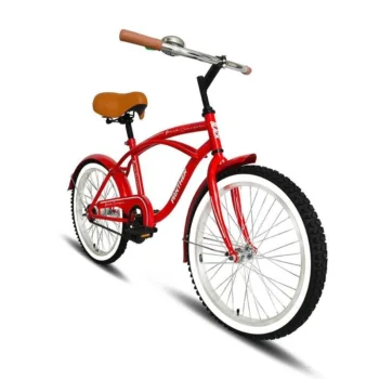 Bicicleta Infantil Black Panther Beach Cruiser Rojo Rodada 20