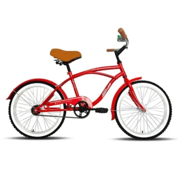 Bicicleta Infantil Black Panther Beach Cruiser Rojo Rodada 20