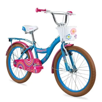 Bicicleta Infantil Benotto Flower Power R20 1V Azul
