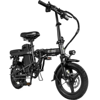 Bicicleta E-be Electrica Plegable E-flex Pro 750w 35km/h Negra E-Be