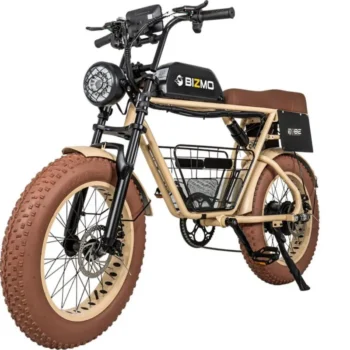 Bicicleta Electrica Rocket 7 Vel Montaña 41km/h Todo Terreno Beige E-Be