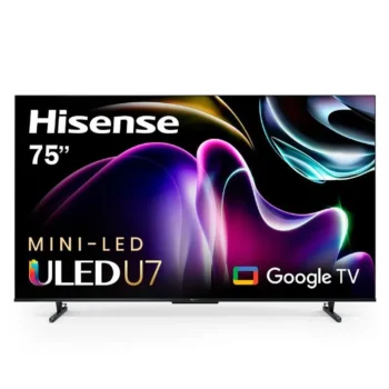 Pantalla Smart TV Hisense Google TV Mini-LED QLED 4K HDR U7 75" 75U75K.